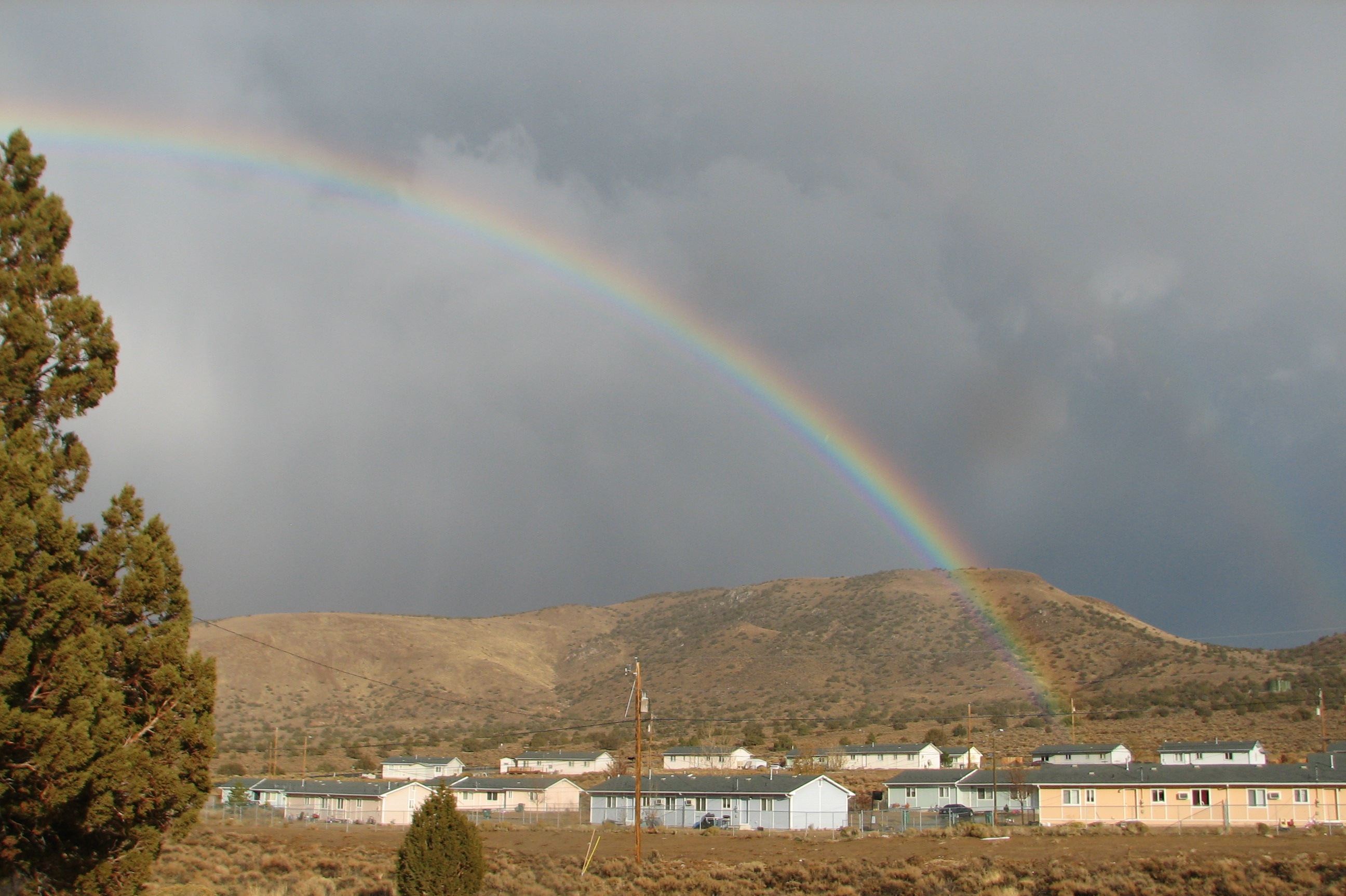 Rainbow over Hungry Valley