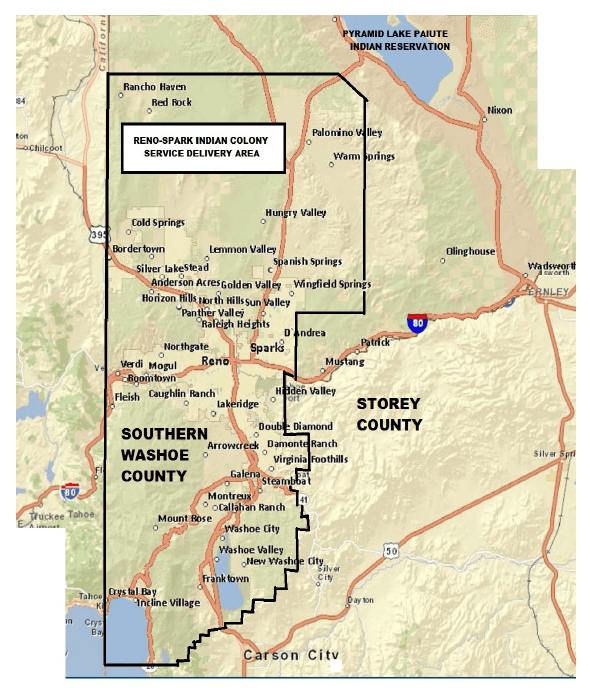 Reno-Spark Indian Colony Service Delivery Area