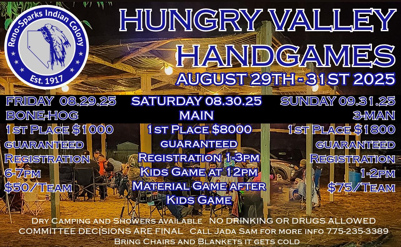 Numaga Indian Days 2025_Handgame Flyer_061225
