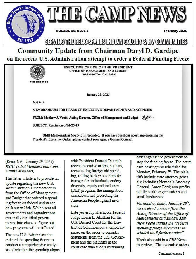 Camp News Cover_February 2025